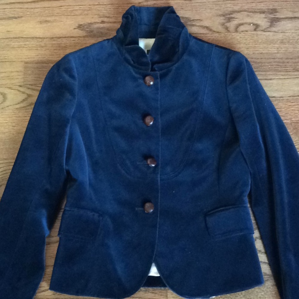 J.Crew velvet blazer
